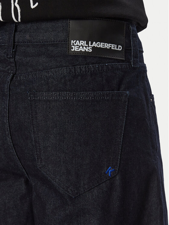 Karl Lagerfeld Jeans Karl Lagerfeld Jeans Džinsai B4W10112 Tamsiai mėlyna Boyfriend Fit