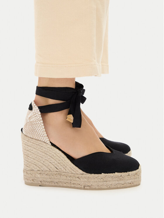 Castañer Castañer Espadryle Chiara/8ED/001 020992-100 Czarny