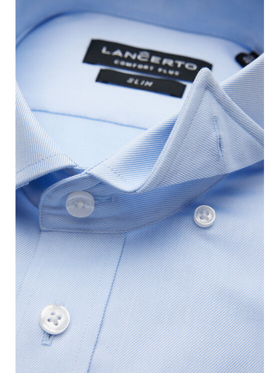 Lancerto Lancerto Koszula Zoey KO073124000007 Niebieski Slim Fit