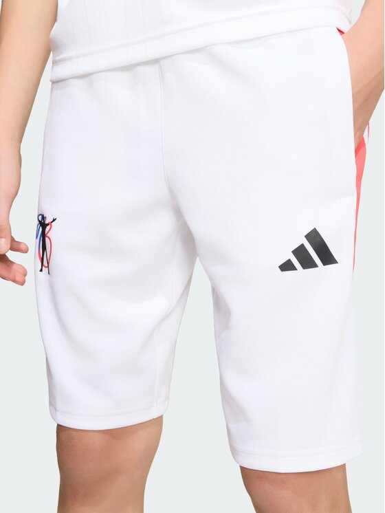 adidas adidas Szorty sportowe 162150 Biały Regular Fit