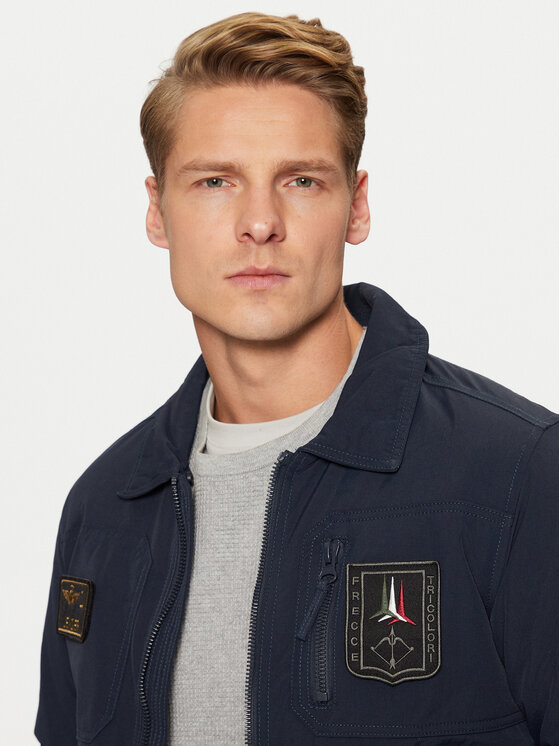 Aeronautica Militare Aeronautica Militare Bomber 242AB2106CT3151 Blu scuro Regular Fit