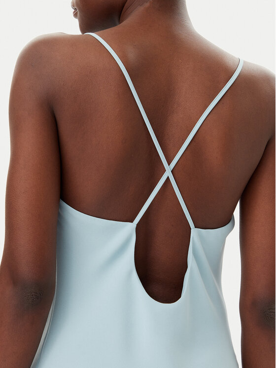 Calvin Klein Calvin Klein Letní šaty LV044B053G Světle modrá Slim Fit