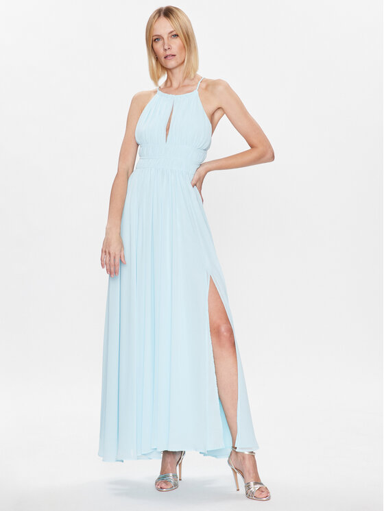 Marella Marella Sukienka wieczorowa Agami 2332210332 Błękitny Regular Fit