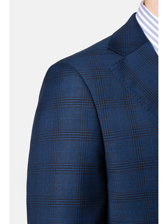 Lancerto Lancerto Garnitur GA073222000004 Granatowy Slim Fit