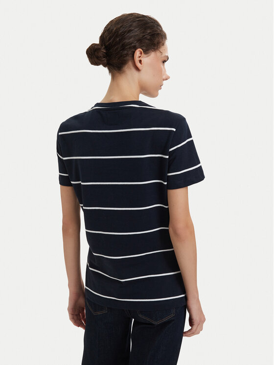 Beverly Hills Polo Club Beverly Hills Polo Club T-särk P-SS26W-TS0162 Tumesinine Regular Fit