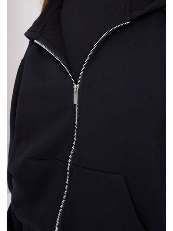 Style Republic Style Republic Bluza Zip Hoodie Czarny Comfortable Fit