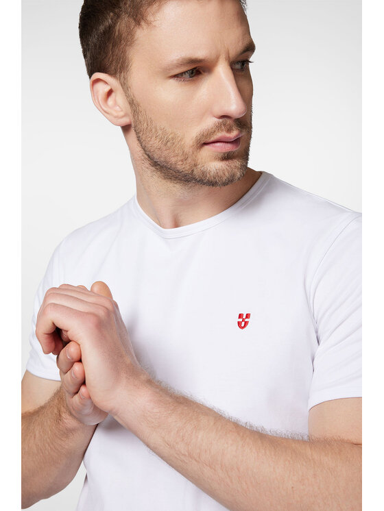 Próchnik Próchnik T-Shirt PM5 TS073124000027 Biały Regular Fit