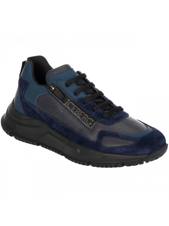 Iceberg Iceberg Sneakersy IU16320C COMBO NAVY Tmavomodrá