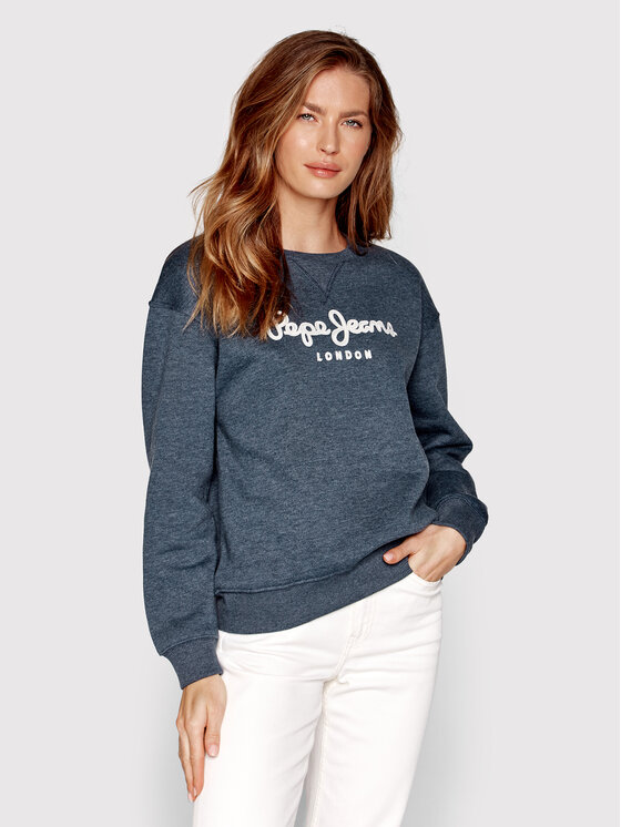 Pepe Jeans Pepe Jeans Pulóver Nanette PL581256 Sötétkék Regular Fit