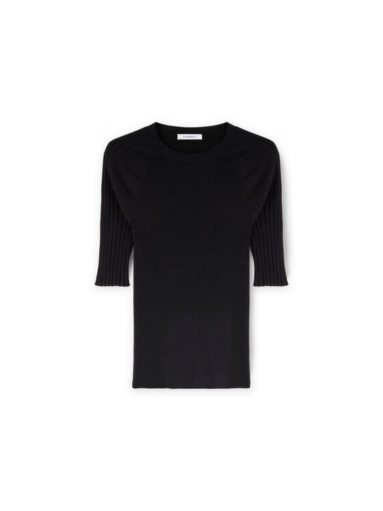 Motivi Motivi Sweter M417W003511N033 Czarny Slim Fit