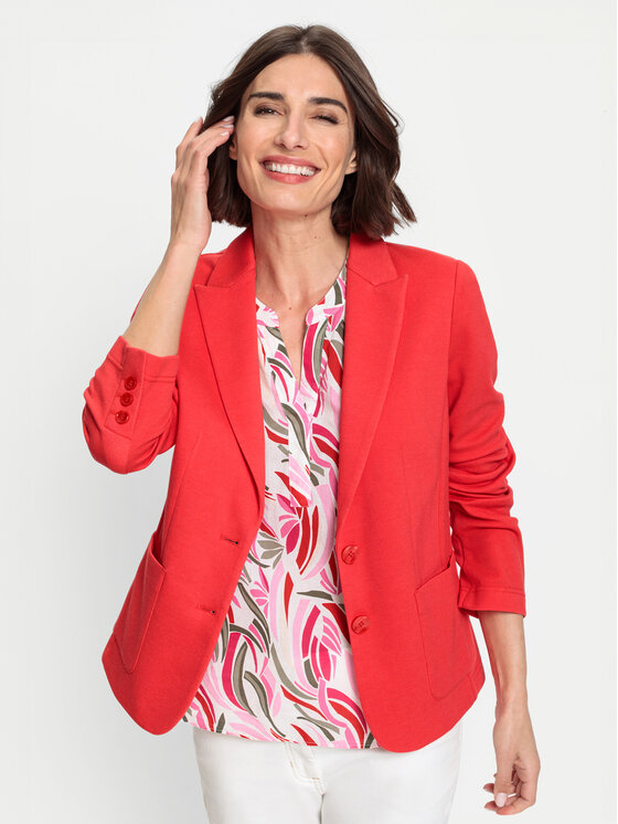 Olsen Olsen Zakó 15001367 Piros Regular Fit