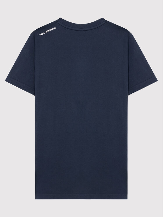 KARL LAGERFELD KARL LAGERFELD T-Shirt Z25316 M Tmavomodrá Regular Fit