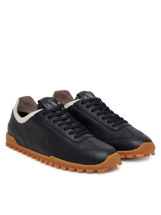 Calvin Klein Jeans Calvin Klein Jeans Sneakers Low Profile Runner Mg Lth Mix YW0YW01847 Nero