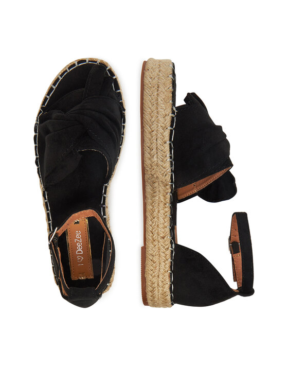 DeeZee DeeZee Espadrilles 8-807-1 Schwarz