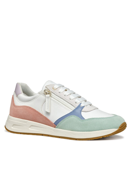 Geox Geox Snīkeri D Bulmya D36NQB 01122 C1548 Balts