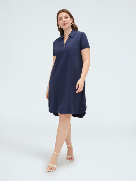 Fiorella Rubino Fiorella Rubino Sukienka codzienna 7807L001249N034 Niebieski A-Line Fit
