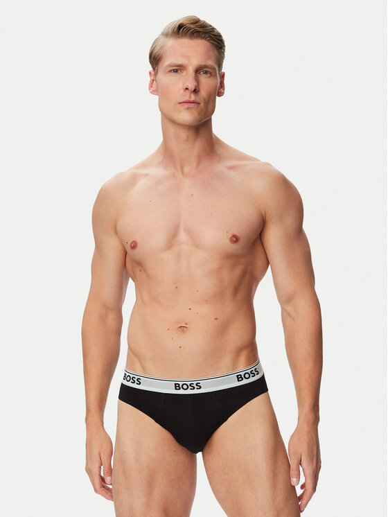 BOSS BOSS Set de chiloți slip﻿ Brief 3P Power 50554683 Negru