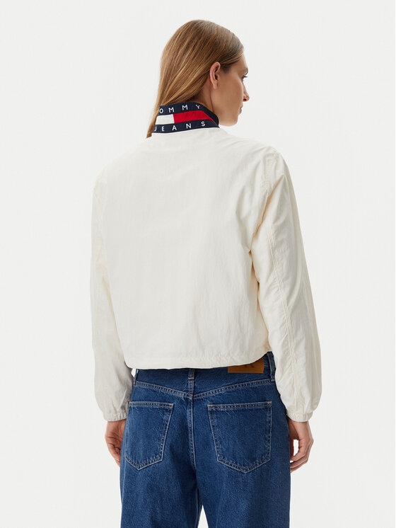Tommy Jeans Tommy Jeans Prechodná bunda Essential DW0DW20439 Écru Regular Fit