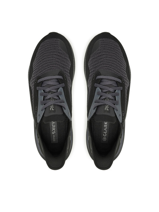Clarks Clarks Sneakersy Clarks Pace 26184667 Černá