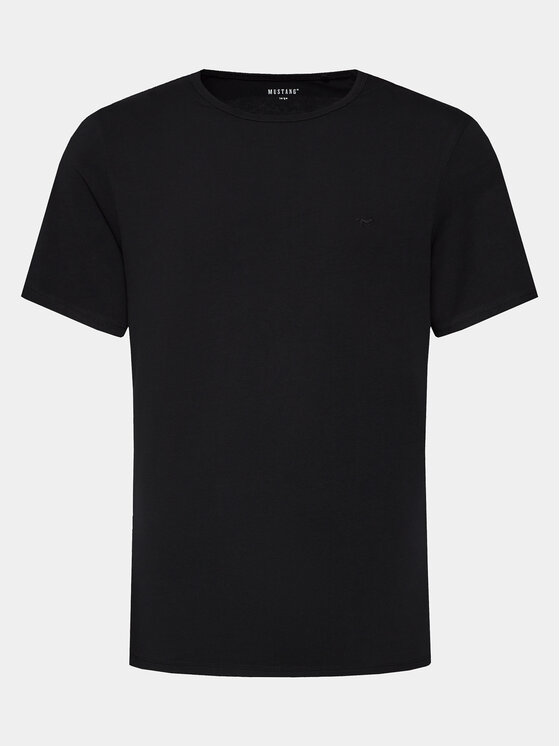 Mustang Mustang 2er-Set T-Shirts 1014663 Schwarz Regular Fit