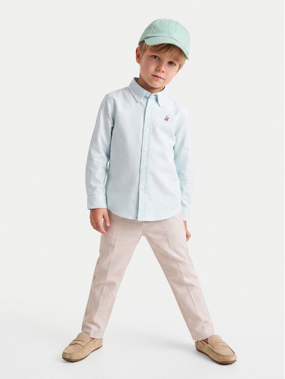 Beverly Hills Polo Club Beverly Hills Polo Club Hemd P-SS26B-SH0151 Hellblau Regular Fit
