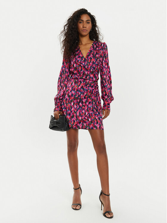 Guess Guess Koktel haljina Marion W4BK40 WGLK2 Ružičasta Slim Fit