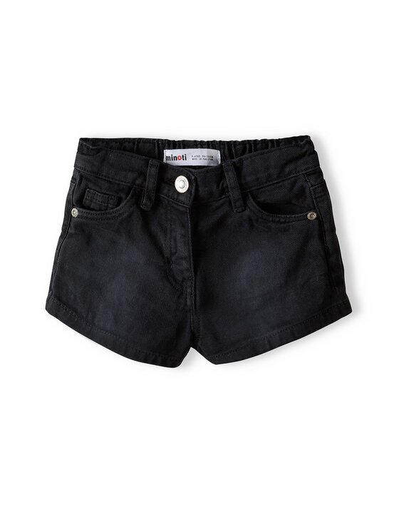 minoti minoti Szorty jeansowe 14jean 20 Czarny Regular Fit