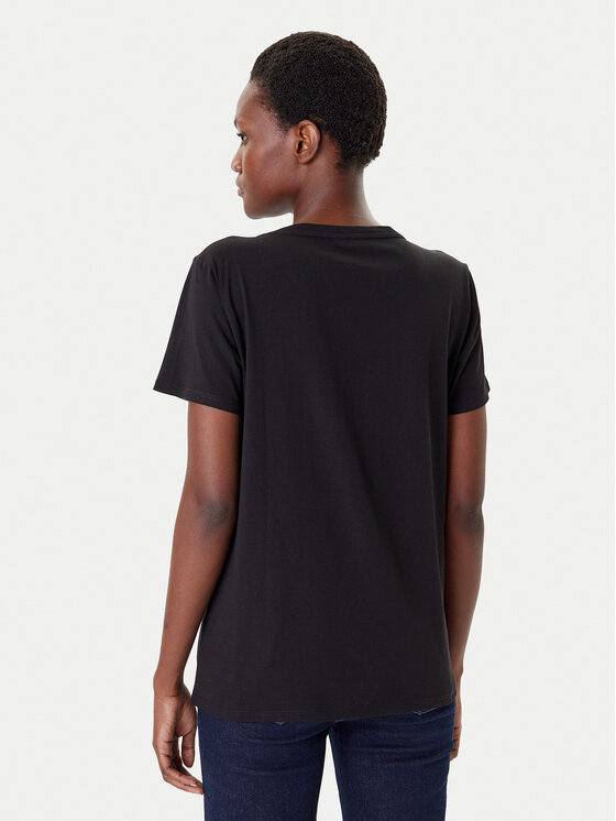 Liu Jo Sport Liu Jo Sport T-särk TF5280 JS923 Must Regular Fit