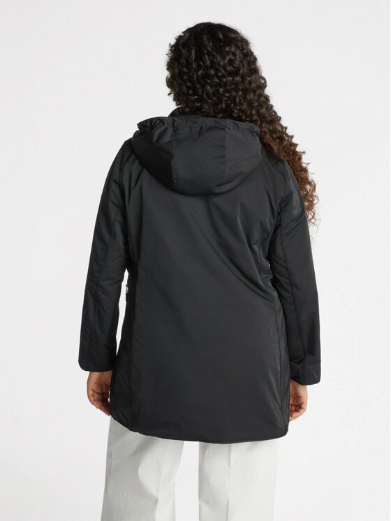 Fiorella Rubino Fiorella Rubino Płaszcz zimowy F387T001276N033 Czarny A-Line Fit