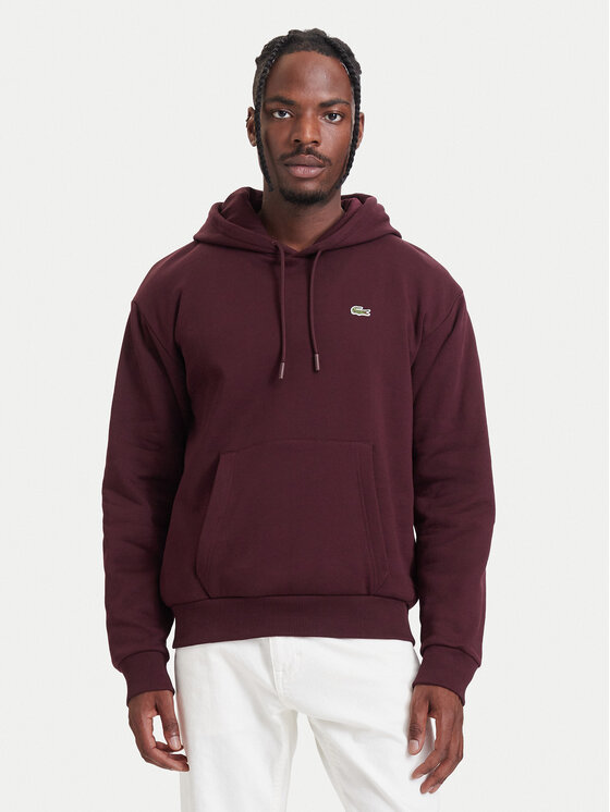 Lacoste Lacoste Sweatshirt SH8863 Dunkelbraun Relaxed Fit