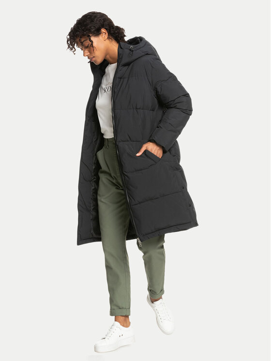 Roxy Roxy Ziemas jaka Test Of Time ERJJK03513 Melns Regular Fit