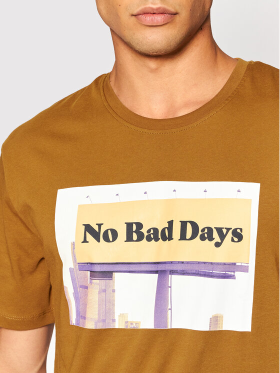 T-shirt Kingston 12193657 Marrone Relaxed Fit