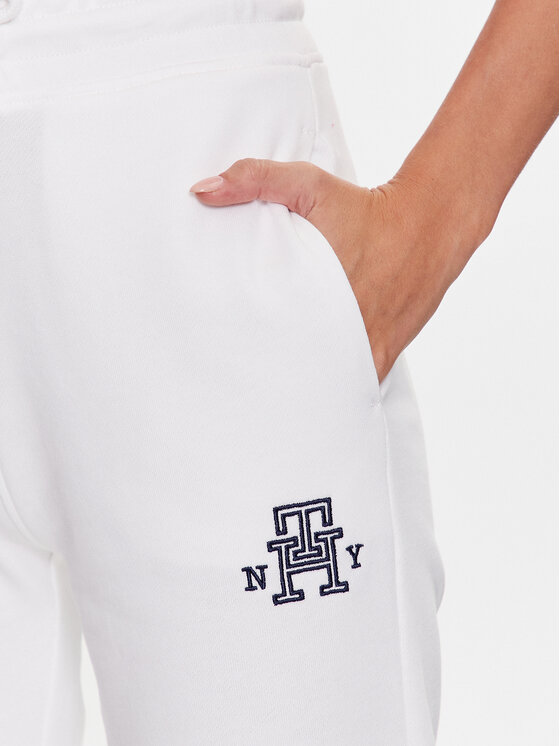 Tommy Hilfiger Tommy Hilfiger Dressipüksid WW0WW40083 Valge Tapered Fit