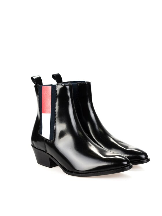 Tommy Hilfiger Tommy Hilfiger Μπότες EN0EN00711 Μαύρο