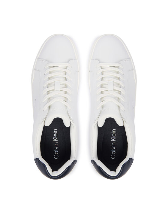 Calvin Klein Calvin Klein Sneakersy Chunky Cupsole Laceup Lth YM0YM01344 Bílá