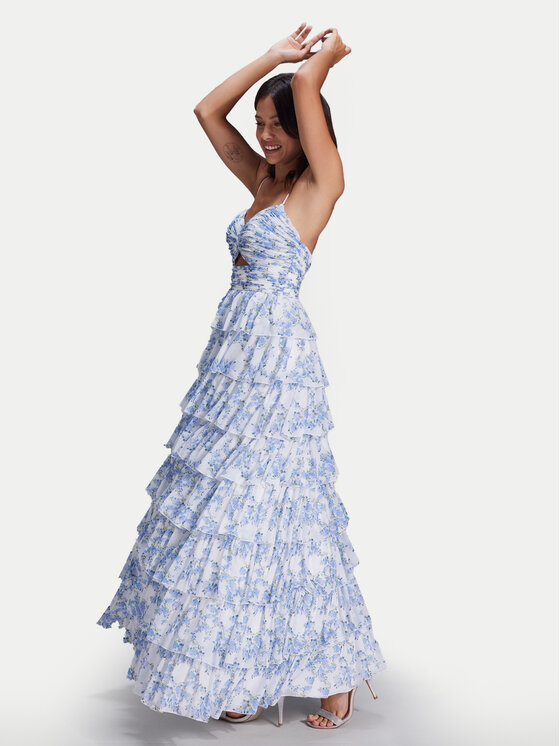 Hey Kyla Swing Abito da sera 5AH016HK Blu Regular Fit