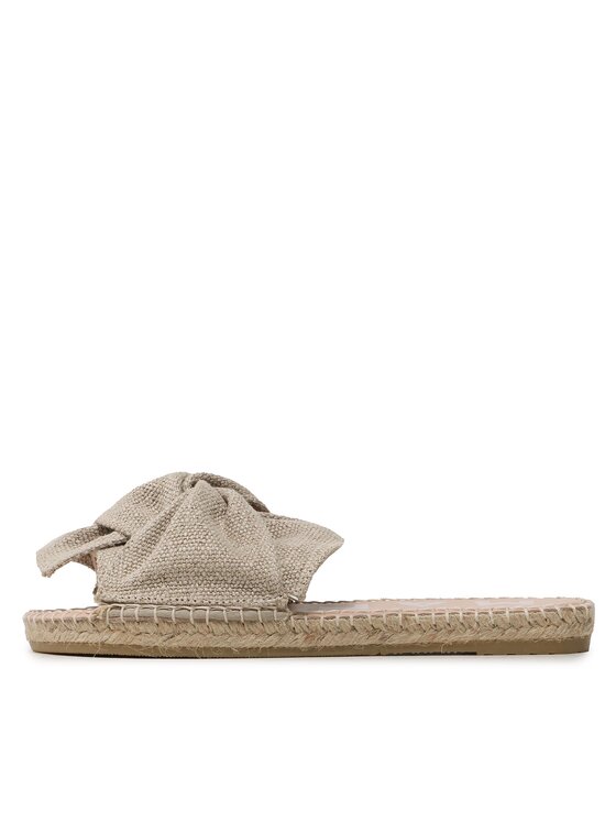 Manebi Manebi Espadrile Oragnic Hemp Sandals With Knnot O 7.1 JK Bej