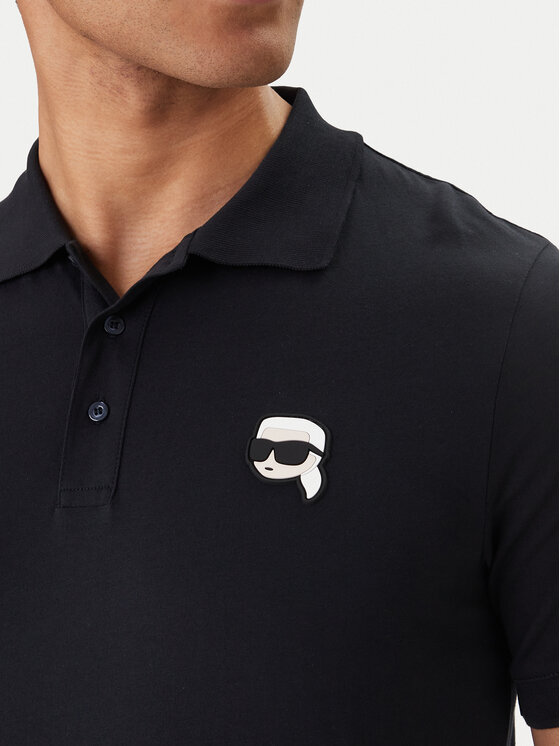 KARL LAGERFELD KARL LAGERFELD Polo särk 745710 562224 Tumesinine Regular Fit