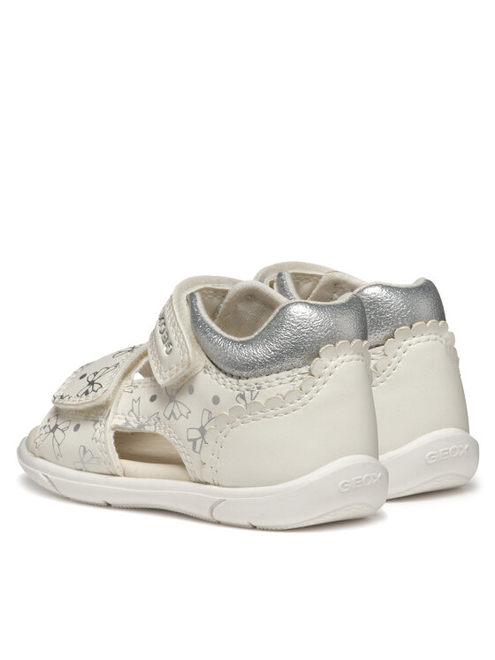 Geox Geox Sandały B Sandal Zapito B556FD 000BC C0007 Biały