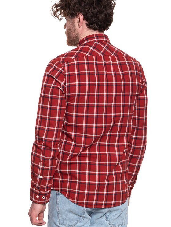 Lee Lee Camicia BUTTON DOWN Rosso Regular Fit