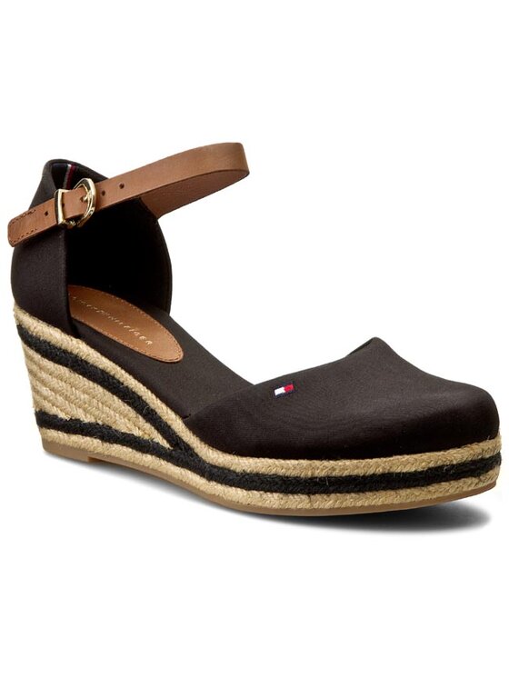 Tommy Hilfiger Tommy Hilfiger Еспадрили Elba 18D FW56820633 Черен