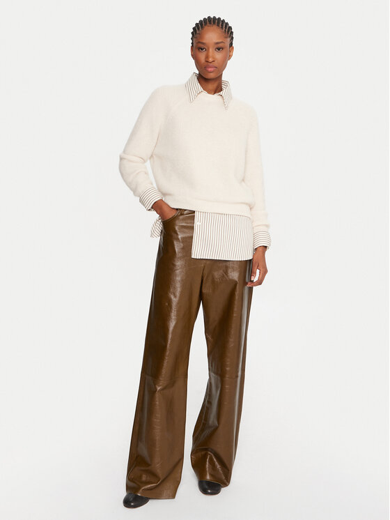 Marella Marella Džemper Digione 2523366414 Écru Regular Fit