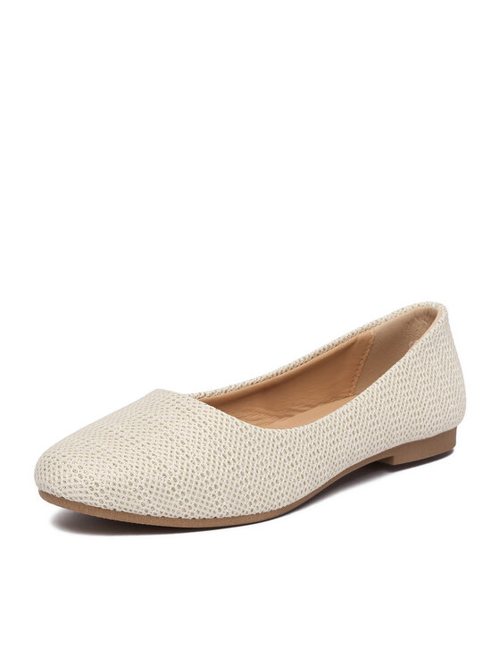 JENNY JENNY Ballerinas CEO-WSS21732-01 Écru