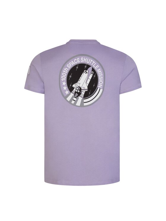 Alpha Industries Alpha Industries T-Shirt AI.176507-664-XXL Fioletowy Basic Fit