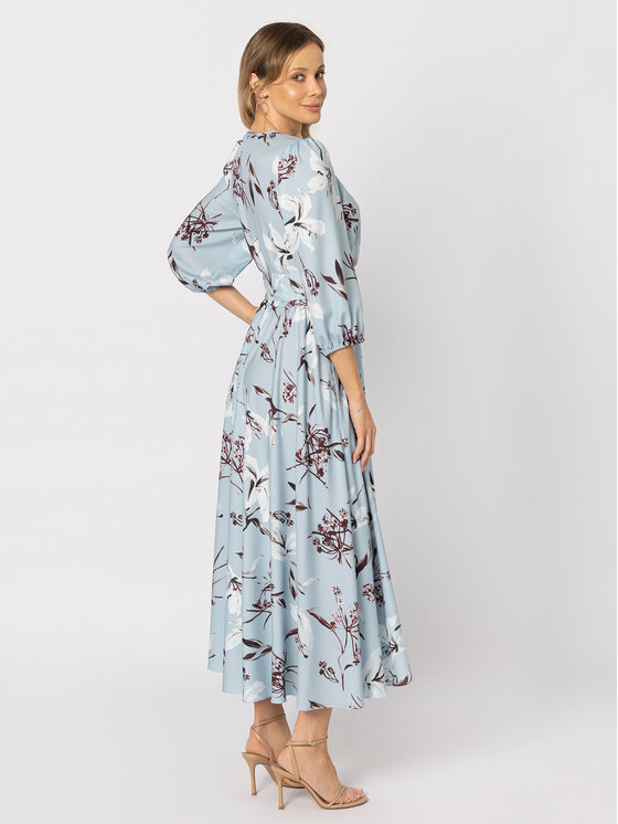 LIDIA KALITA LIDIA KALITA Sukienka koktajlowa Bel Niebieski Flare Fit