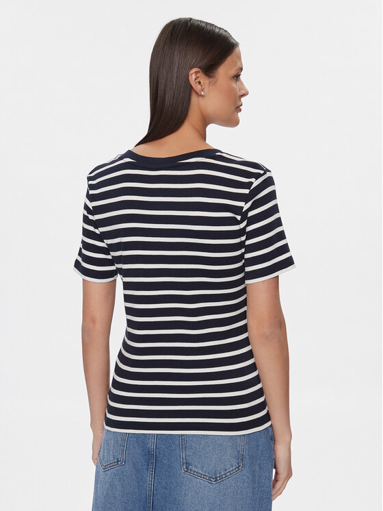 Tommy Hilfiger Tommy Hilfiger Majica New Cody WW0WW40584 Mornarsko modra Slim Fit