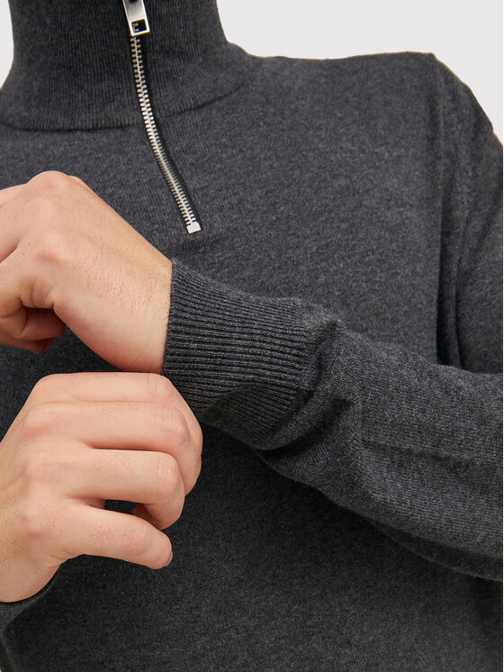 Jack&Jones Jack&Jones Пуловер Emil 12189339 Сив Regular Fit