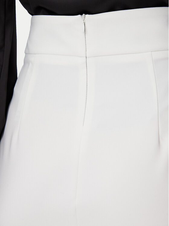Artigli Artigli Pouzdrová sukně ACGO000902 Écru Slim Fit