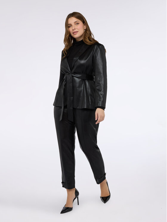 Fiorella Rubino Fiorella Rubino Giacca di transizione R800L000332N0Z3 Nero Regular Fit