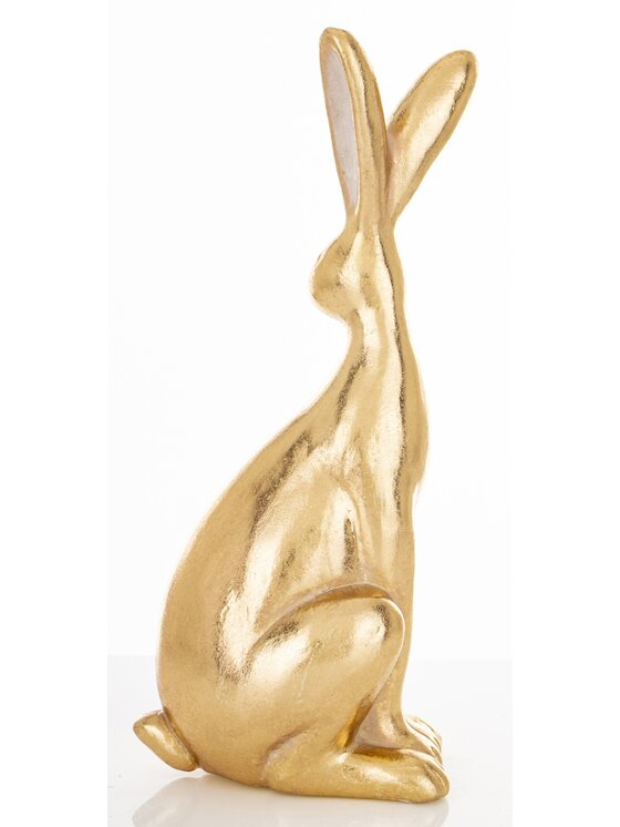 MIAhome MIAhome Figurka królik 24,5x8,5x10 cm SVELTA-2 small Złoty